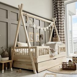 Luletto Tipi Duo Plus  – Κρεβάτι Tipi Με Κάγκελα & Συρτάρι Με 2η Θέση Ύπνου