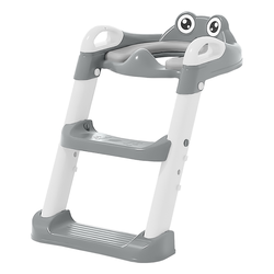 Bebe Stars Frog Κάθισμα Τουαλέτα με Χερούλια και Σκαλοπάτια Grey 56-186