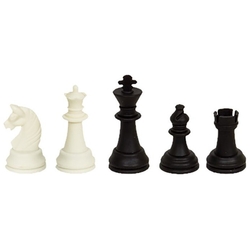 Chess figures black and white