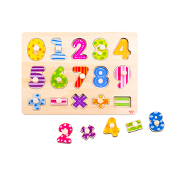 Tooky Toys Tooky toy Number puzzle 16 pcs TY851 6970090043079