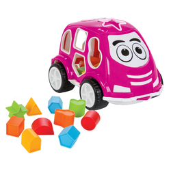 Pilsan Toys Pilsan 03187 Sorter car pink 8693461001161