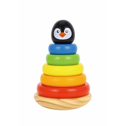 Tooky Toys Πυραμίδα Στοίβαξης πιγκουίνων - TKB502 6970090041082