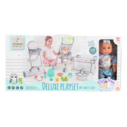 Tutu Love 36cm Doll Playset with Stroller & Accessories 3801005601721