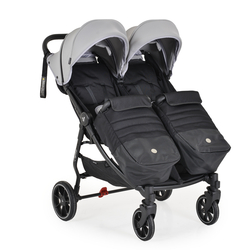 Cangaroo Baby twin stroller 2Gether Ultimate gray 3800146236939