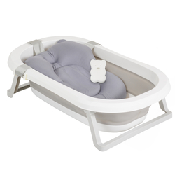 Moni Baby bathtub set with foldable bath Palma grey 3800146272463
