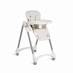 Moni Rico High Chair – 7 Heights, Double Tray, Reclining Back white 3801005153442