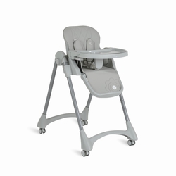 Moni Rico High Chair – 7 Heights, Double Tray, Reclining Back grey 3801005153459