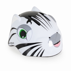 Byox Bicycle Helmet Kati Y26 – White Cat with LED