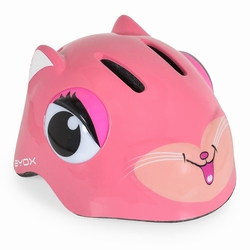 Byox Bicycle Helmet Kati Y26 – Pink Cat with LED