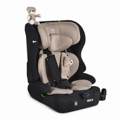 Moni Baby Car Seat Rock 76–150 cm Cool Beige – R129/i-Size