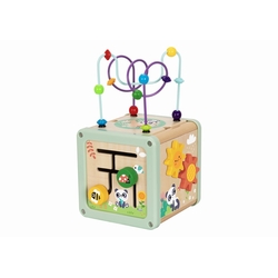 Hi Pando Ξύλινος Κύβος Δραστηριοτήτων Panda HP072 6976831553661