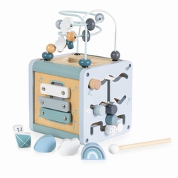 Moni Ξύλινος κύβος δραστηριοτήτων W11B316 Μπλε 3801005602360
