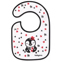 BabyOno Eat and Grow Bib 3m+ Owl BN831