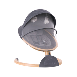 Kikka Boo Ηλεκτρικό Ρηλάξ περιστροφή από πλευρά σε πλευρά Ashlee Σκούρο γκρι 31005010071 (Δώρο Super Απαλή Κουβερτούλα)