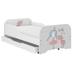 Παιδικό Κρεβάτι Miki 160 x 80 cm με Συρτάρι + Δώρο Στρώμα - Lovely Friends
