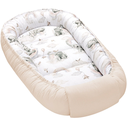 Jukki Baby Φωλιά XXL Για Βρέφη 65x120 Elephant’s Paradise