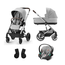 Cybex Balios S Lux Set 3 in 1 SLV Transport System with Seat Aton S2 i-Size Lava Grey 522002549