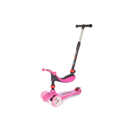 Baby Adventure Children's Scooter 21st Tricycle with Seat wheels LED Pink BR75244