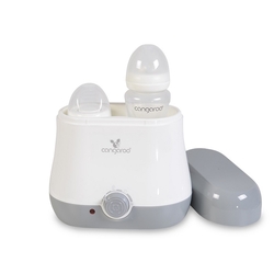 Cangaroo Babyduo Warmer for 2 Bottles  - Grey (3800146265694)