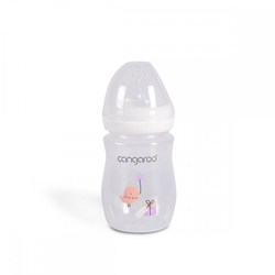 Cangaroo Birdy Blu Plastic Baby Bottle 160 ml BPA Free 0+ Months Pink  C0562