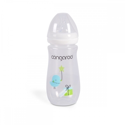 Cangaroo Birdy Blu Plastic Baby Bottle 300 ml BPA Free 3+ Months C0563