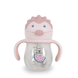 Cangaroo Brillo Educational Cup 250ml with Straw 6+m Pink A0033