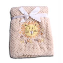 Cangaroo Freya Soft Fleece Blanket 110x80cm - Beige (3800146263959)