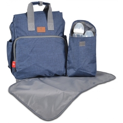 Cangaroo Lydia Τσάντα Μαμάς Πλάτης - Denim (3800146265656)