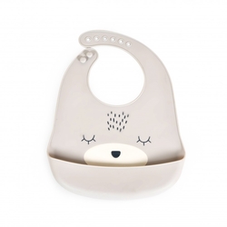 Cangaroo Oscar Silicone Bib 4+m Grey 3800146269593