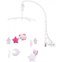 Chipolino Musical Mobile for Beds Pink Chicken MILS02111PC