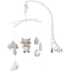 Chipolino Musical Mobile for Beds Raccoon MILS02113RC