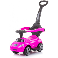 Chipolino Turbo Musical ride on car with handle Pink ROCTR02106PI