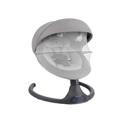 Kikka Boo Codie Ηλεκτρικό Ρηλάξ περιστροφή από πλευρά σε πλευρά Light Grey 31005010093 (Δώρο Super Απαλή Κουβερτούλα)