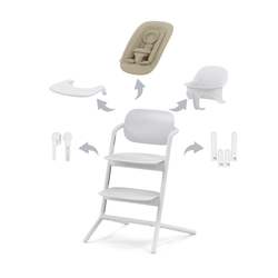 Cybex Lemo 4-in-1 Highchair All White 521004829