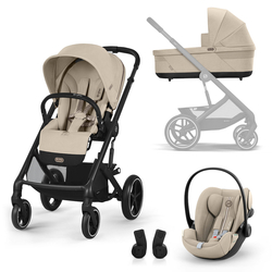 Cybex Balios S Lux 4 in 1 BLK One Box Πολυκαρότσι Almond Beige 524002549