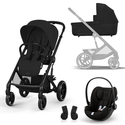 Cybex Balios S Lux 4 in 1 BLK One Box Πολυκαρότσι Black Comfort 524002517