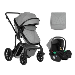 Kikka Boo Darling 3in1 Καροτσάκι με αξεσουάρ Light Grey 31001010249