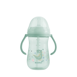 Kikka Boo Κύπελλο PP με καλαμάκι σιλικόνης 300ml Dino World Mint 31302030077