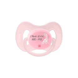 Kikka Boo Πιπίλα 0-6m με θήκη  Dinomite ροζ 31303010059