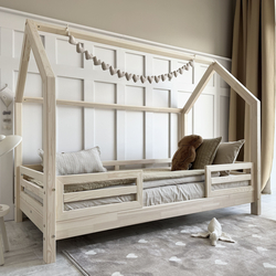 Luletto FELLO DUO – Παιδικό Κρεβάτι Σπιτάκι Σκανδιναβικού Στυλ Montessori