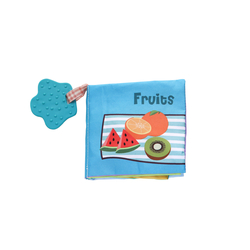 Kikka Boo Educational cloth book with teether Fruits 31201010271