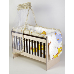 Mosquito net for baby cot  205/154 cm - Yellow