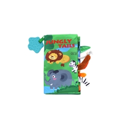 Kikka Boo Educational cloth book with teether Jungly tails 31201010267