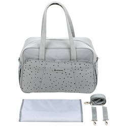 Kikka Boo Chelsea Τσάντα Μαμάς με Αλλαξιέρα 43x28x16 Dots Grey 31108020078