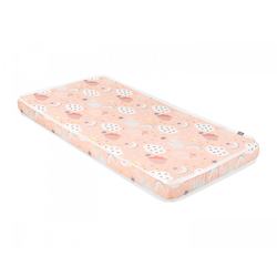 Kikka boo Mattress Fantasia Plus 60x120x7 cm Clouds Peach 41107030009
