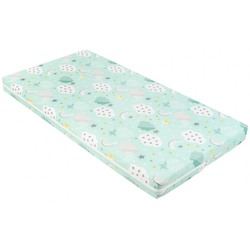 Kikka boo Mattress Fantasia Plus 60x120x6сm Clouds Mint 41107030028