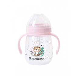 Kikka boo Κύπελλο με στόμιο σιλικόνης 240ml Savanna Pink (31302030061)