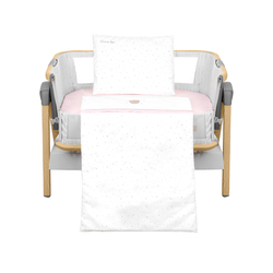 Kikka Boo Σετ Προίκας για Λίκνο 5 τμχ Dream Big Pink 41101050063