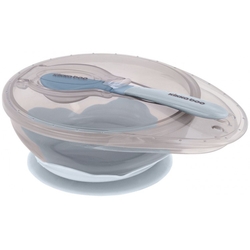 Kikka Boo Suction Μπολ με κουτάλι 250ml - Blue (31302040098)
