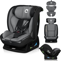 Lionelo Izzy i-Size 40–150 cm Κάθισμα Αυτοκινήτου τοποθέτηση με Ζώνη Black Gray